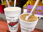 Milkshakes of local fruit from Robert is Here in Homestead, Florida.