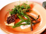 A local asparagus dish from Chez Panisse in Berkeley