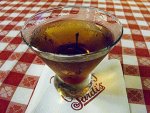 A Manhattan cocktail at Sardi's in New York. 