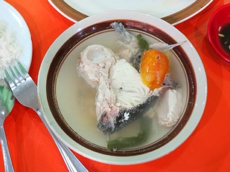 Tuwa fish stew in Cebu, Philippines